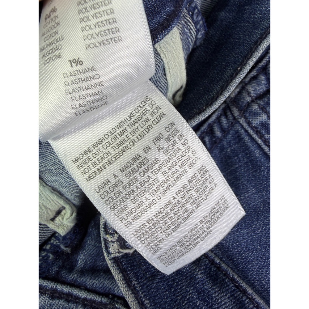 MOTHER The Hustler Size 26 Ankle Fray Jeans Blue Patch Pocket Flare Raw Hem - Picture 13 of 15